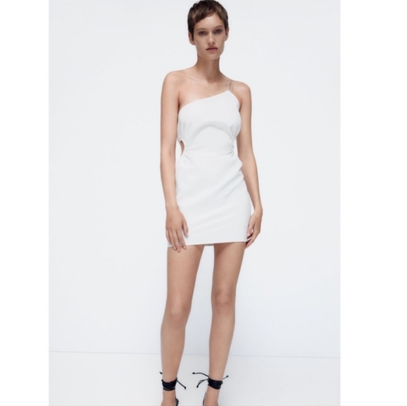 NWT Zara Cutout Mini Dress, Size XS - Picture 4 of 10